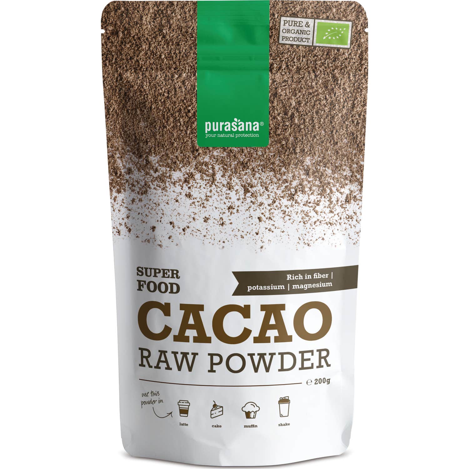 Purasana Cacao Puro en Polvo 200g