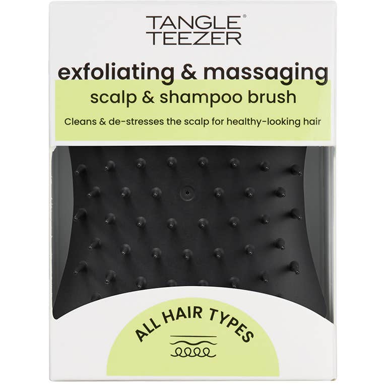 Tangle Teezer Exfoliador y Masajeador Onyx Black 1ud
