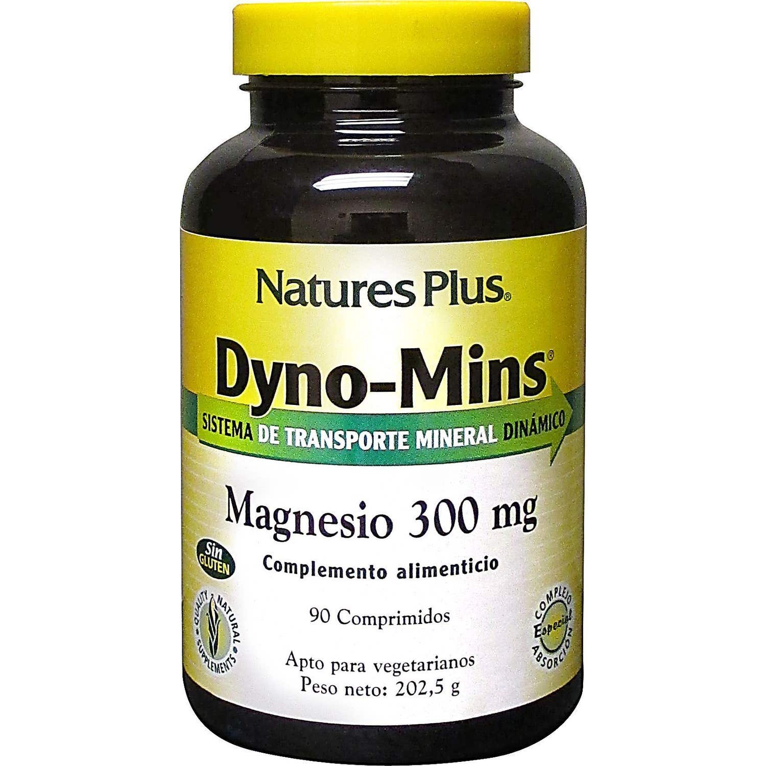 NaturesPlus Dyno Mins Magnesio 300mg 90caps