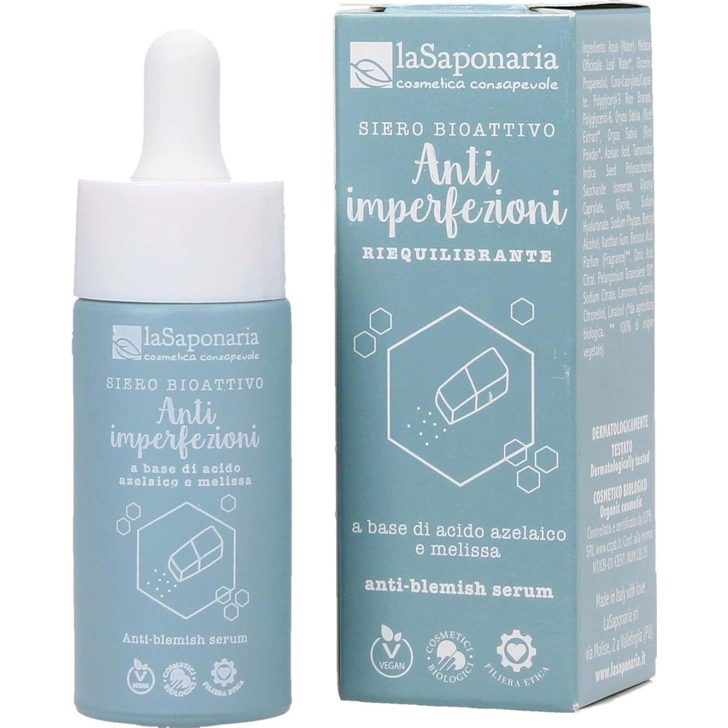 La Saponaria Sérum Bioactivo Imperfecciones Reequilibrante 15ml