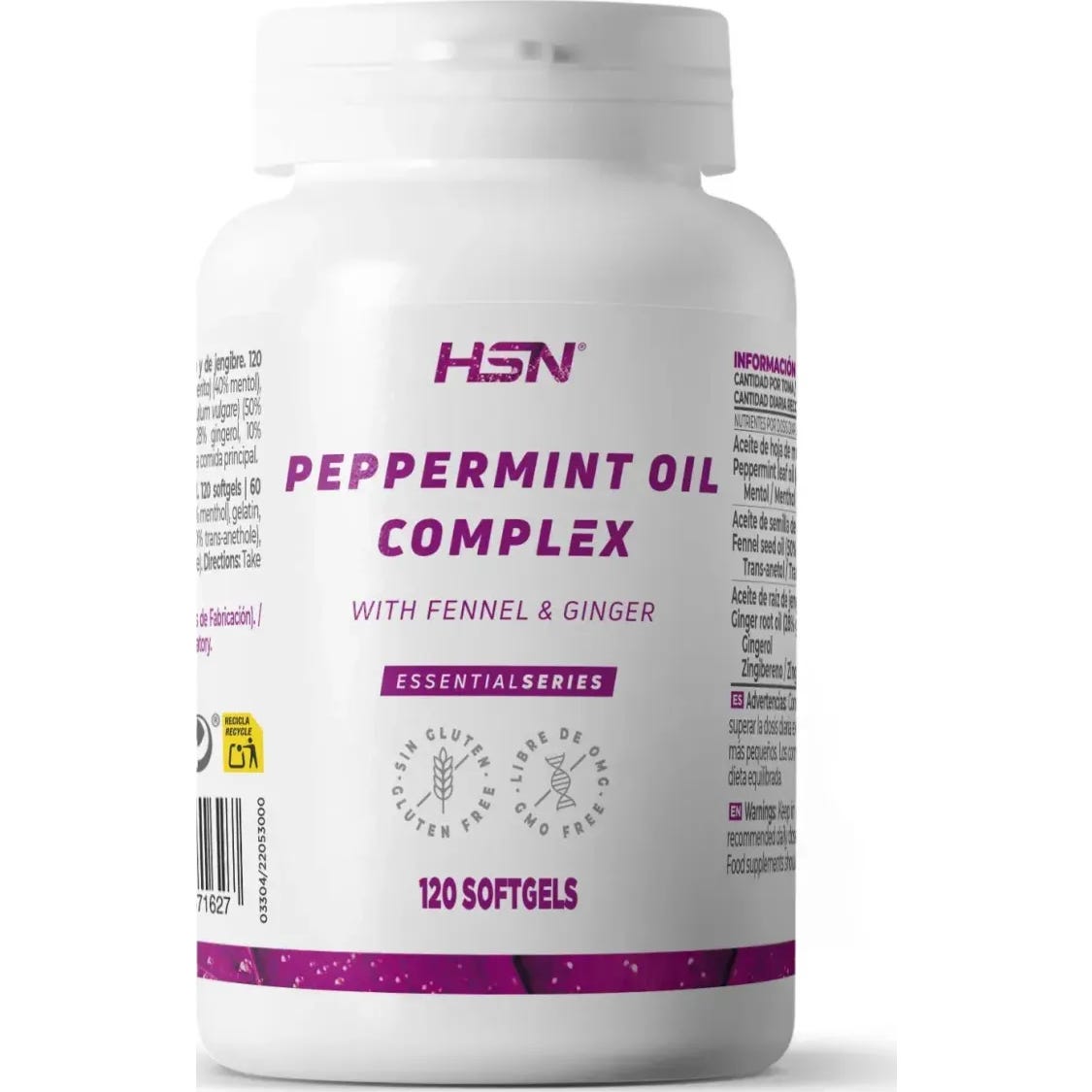 HSN Aceite de Menta Complex 120 perlas