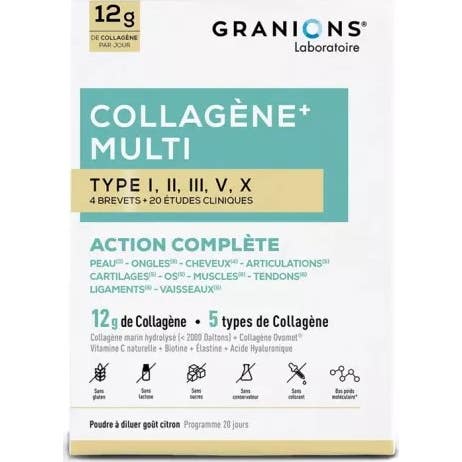 Granions Colágeno Multi Tipo I-II-III-V-X 260g