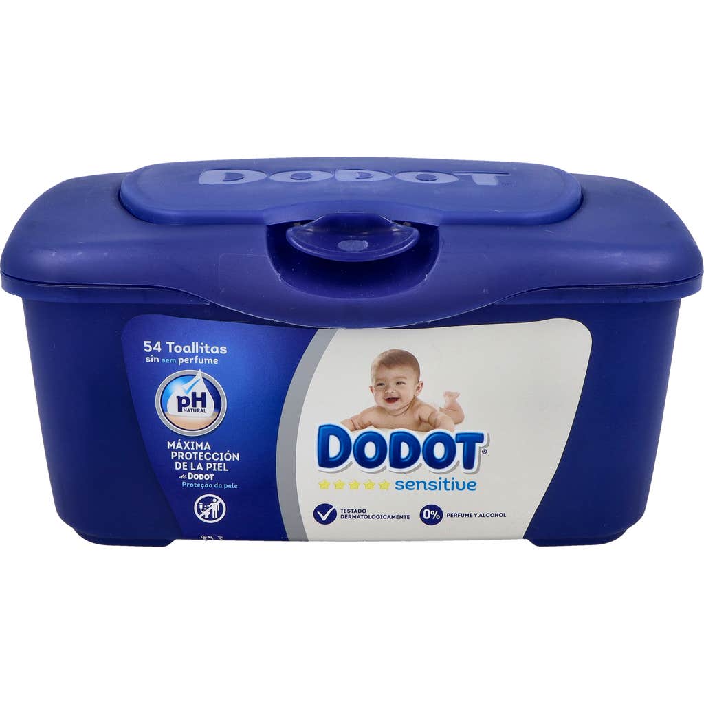 Dodot Caja Sensitive Toallitas Húmedas Bebé 54uds
