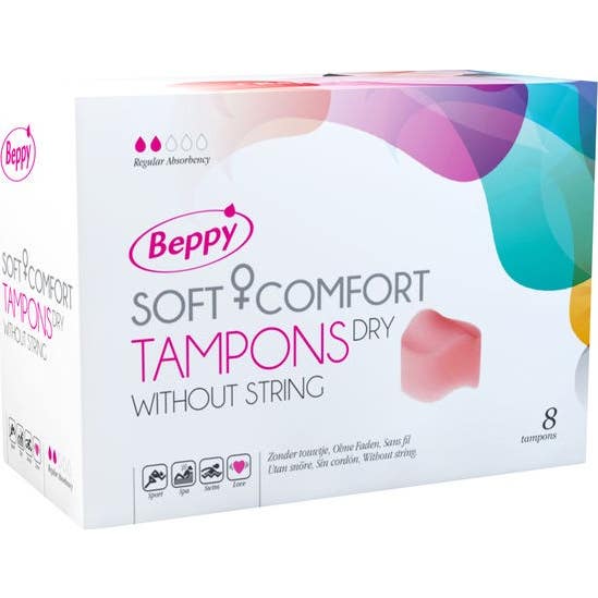 Beppy Tampones Secos Soft Comfort Sin Tiras 8 uds