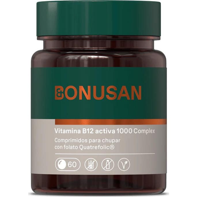 Bonusan Vitamina B12 Activa 1000 Mcg 60 Tabletas - Imagen 2