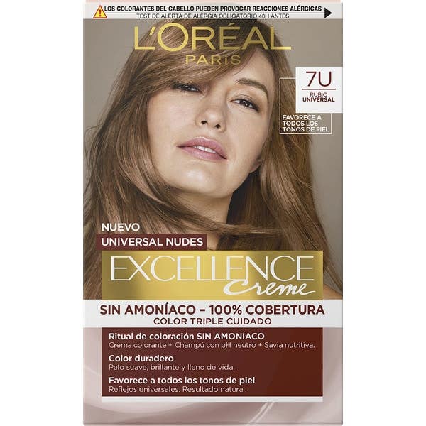 'L''Oréal Excellence Creme Universal Nudes 7 U Rubio 1 ud'