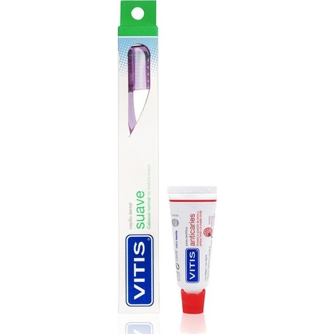 Vitis Suave Cepillo Dental + Pasta Anticaries 15 ml