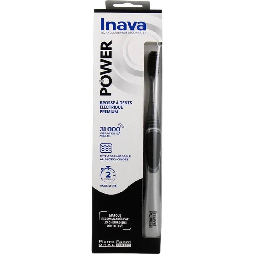 Inava Power Cepillo Dental Eléctrico Black 1 ud