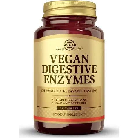 Solgar Vegan Enzimas 250 Comprimidos 250 Ct - Imagen 3