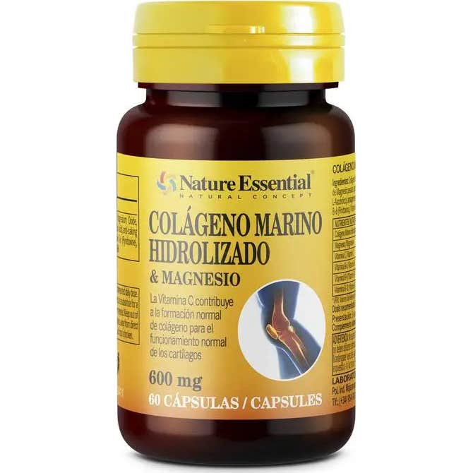 Nature Colágeno y Magnesio 600 mg 60 caps