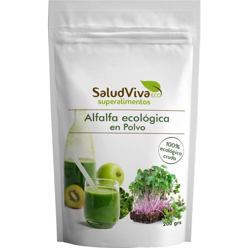 Salud Viva Alfalfa Ecológica En Polvo 200 G