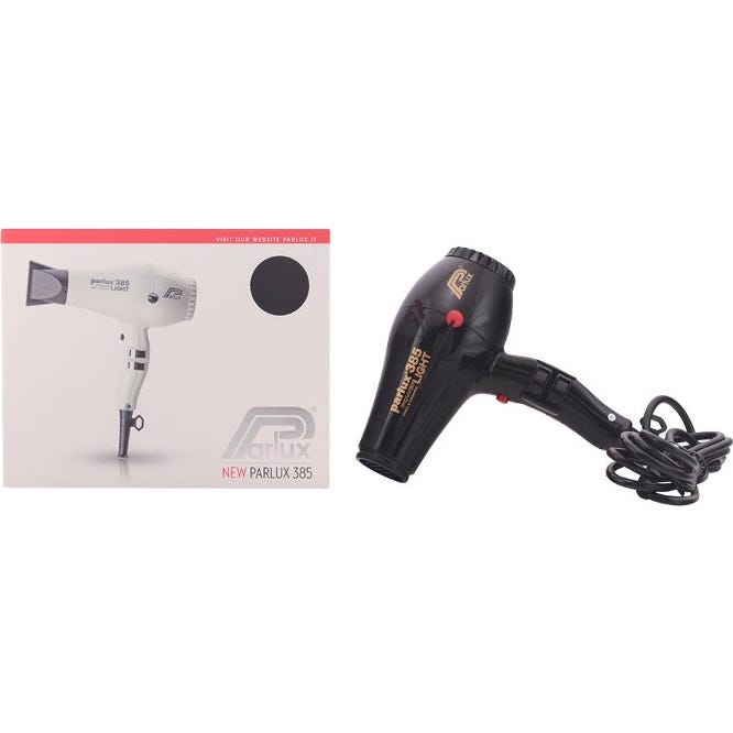 Parlux Hair Dryer 385 Powerlight Ionic & Ceramic Black 1ud
