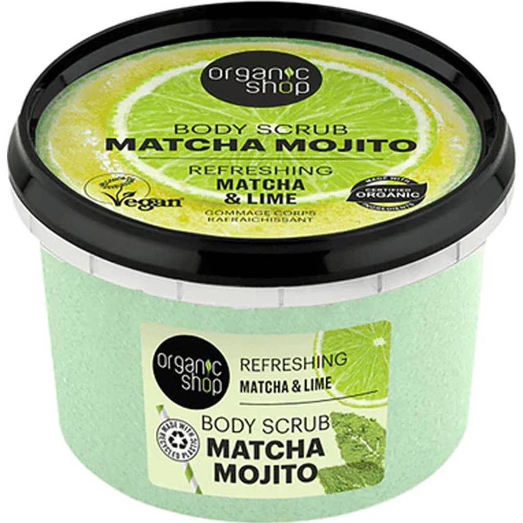 Organic Shop Refreshing Matcha Mojito Body Scrub 250ml