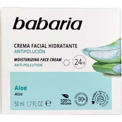Babaria Crema Facial Hidratante 24h Aloe Vera 50ml