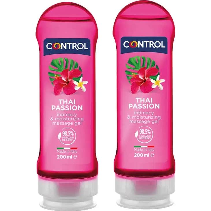 Control Duplo Gel Thai Passion 2 X 200 Ml 400 Ml - Imagen 2