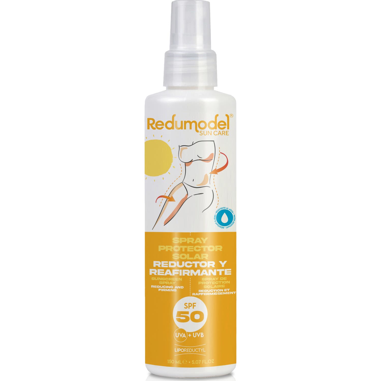 Redumodel Sun Care Spray Protector Solar Reductor y Reafirmante SPF50 150ml