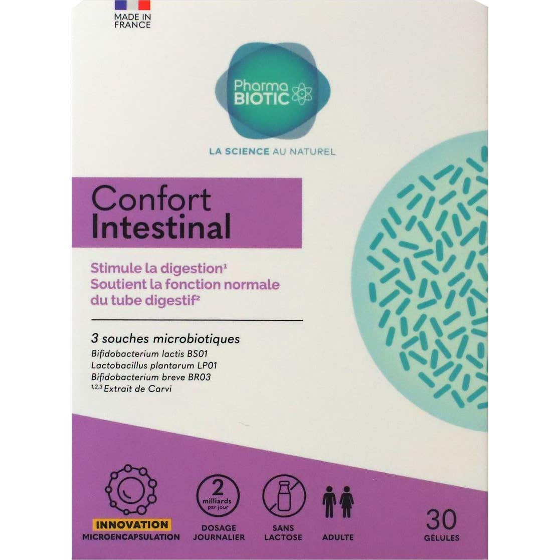 Pharmabiotic Confort Intestinal 30 Perlas | Natural Doctor