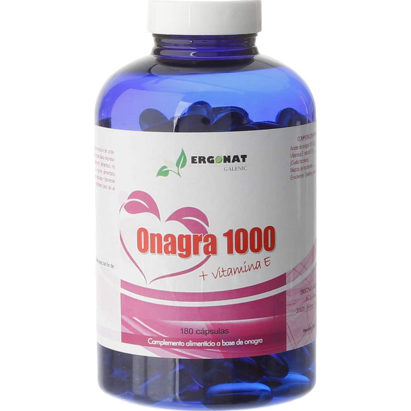 Ergonat Galenic Mujer Onagra 1000 180 Caps
