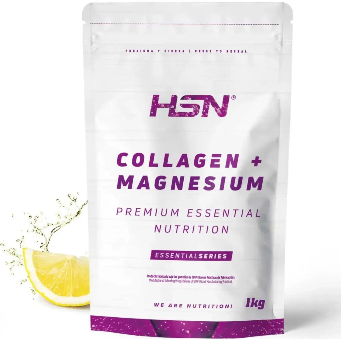 HSN Colágeno Hidrolizado + Magnesio 2.0 en Polvo Limón 1kg