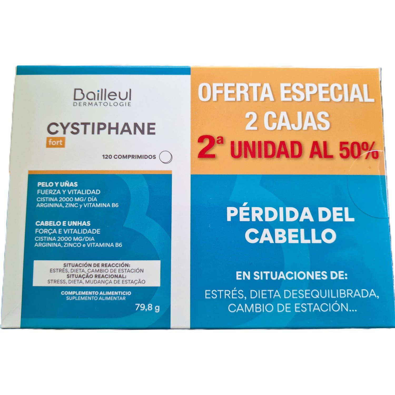 Cystiphane Pelo y Uñas 2x120comp