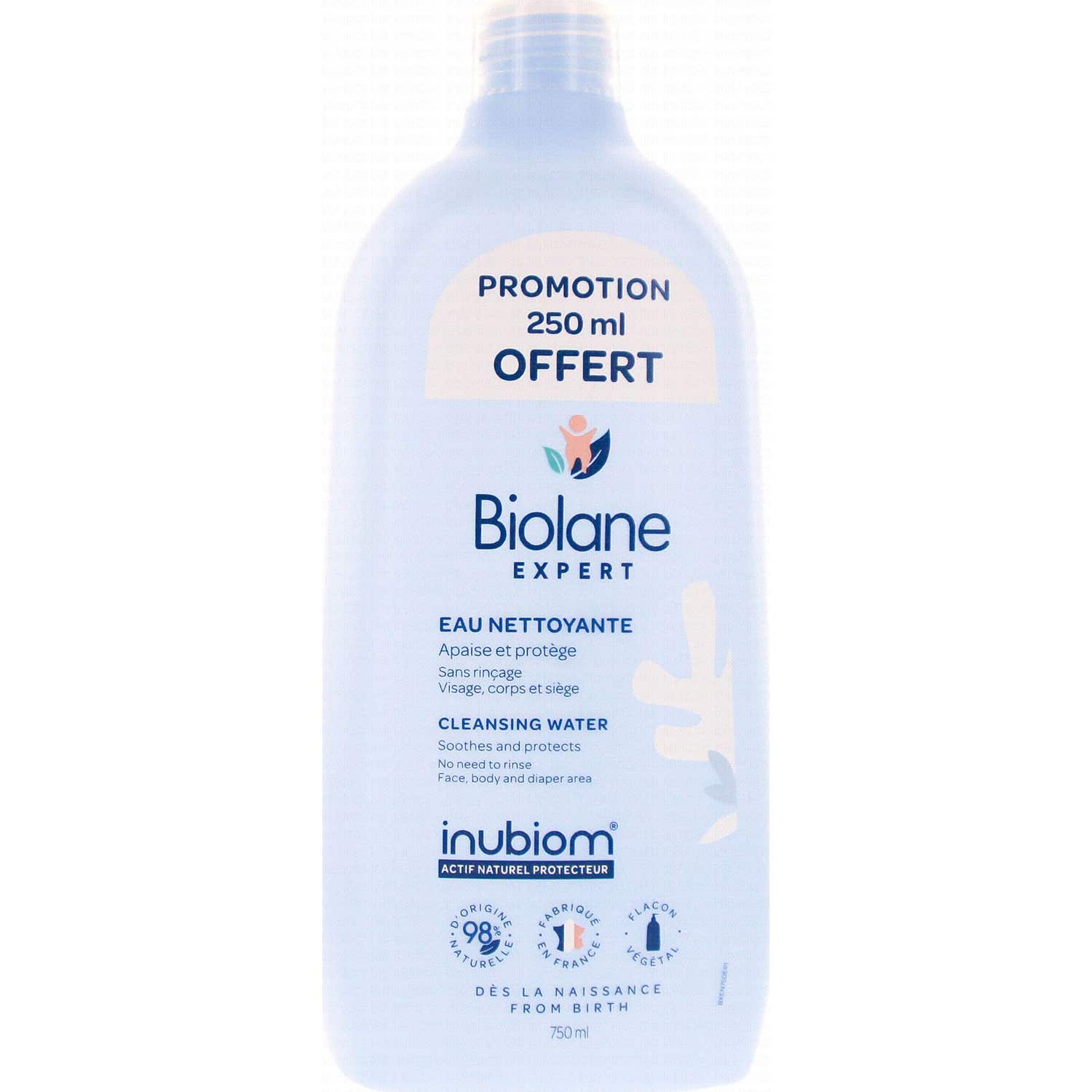 Biolane Agua Limpiadora Sin Enjuague 750ml