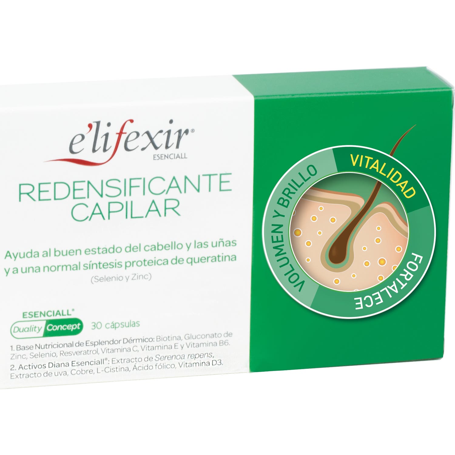 Elifexir Esencial Redensificante Capilar 30 caps