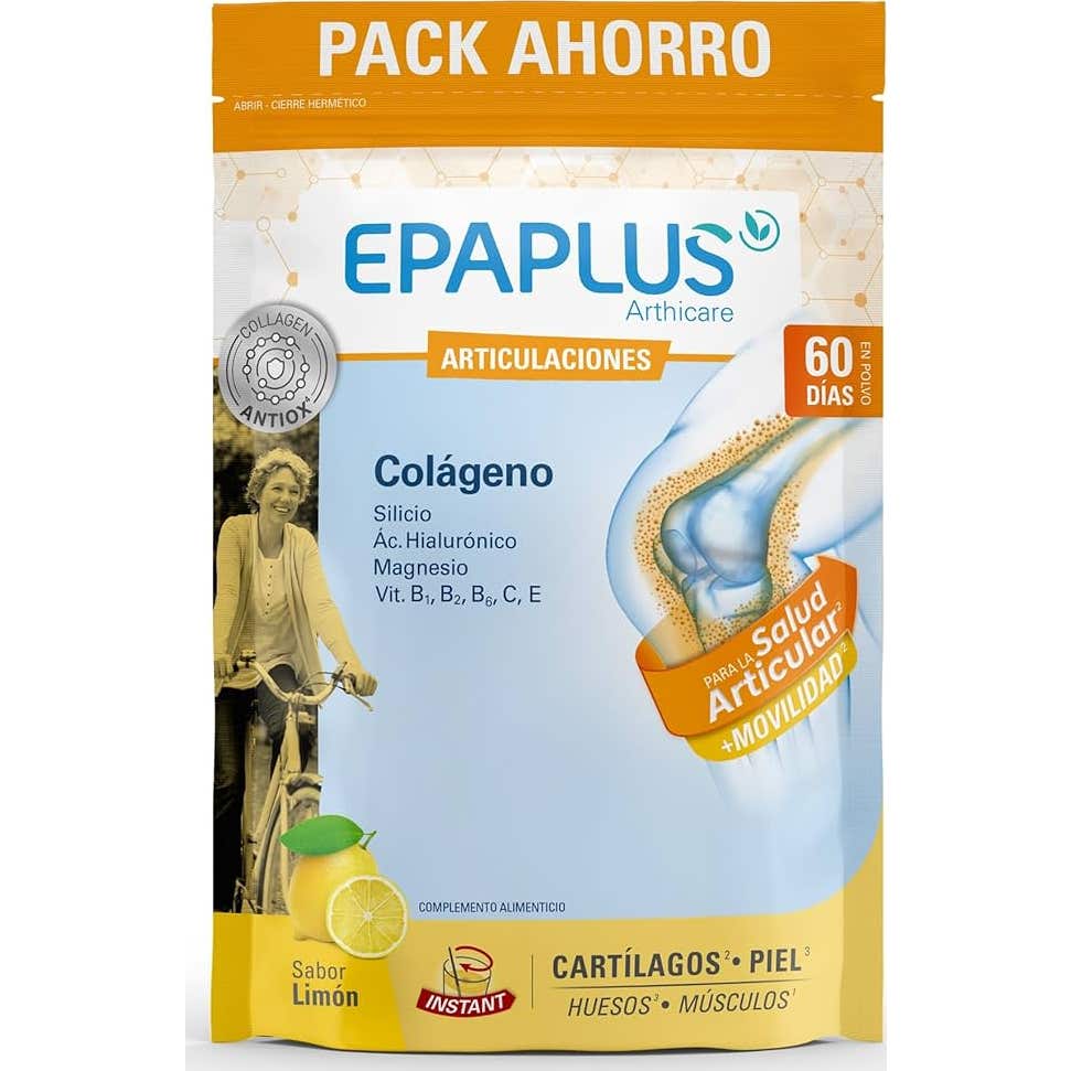 EpaPlus Arthicare Mantenimiento Colágeno + Silicio + Ácido Hialurónico + Magnesio Limón 668 g