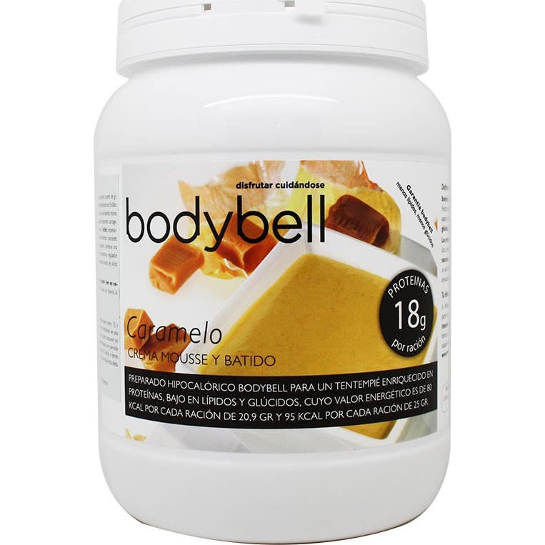 Bodybell Caramelo Crema Mousse y Batido 450 g