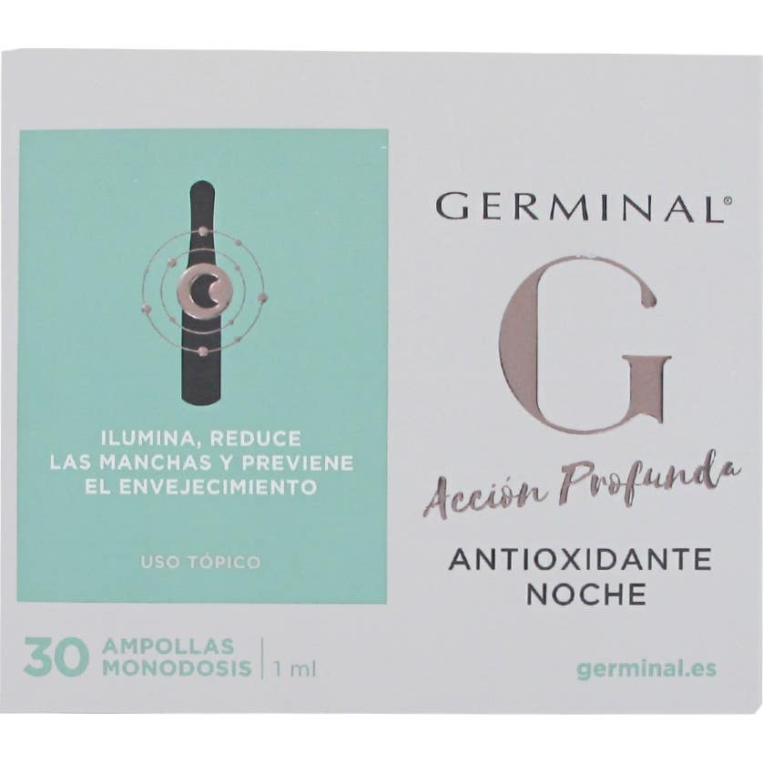 Germinal Accion Profunda Antioxidante Noche 1 Ml 30 Ampollas