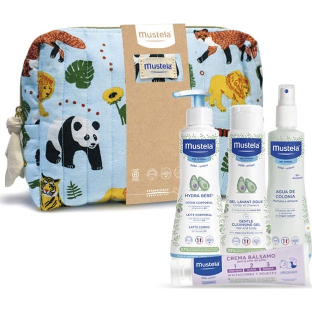 Mustela Productos Higiene Infantil y Neceser Jungla Kit