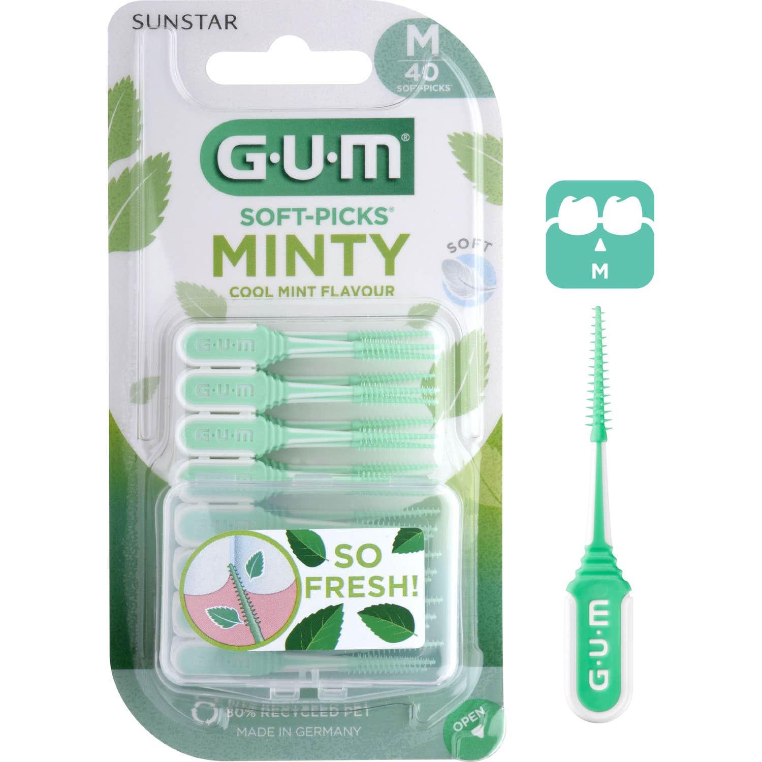 Gum Palillos interdentales SOFT-PICKS® COMFORT FLEX Regular 40uds
