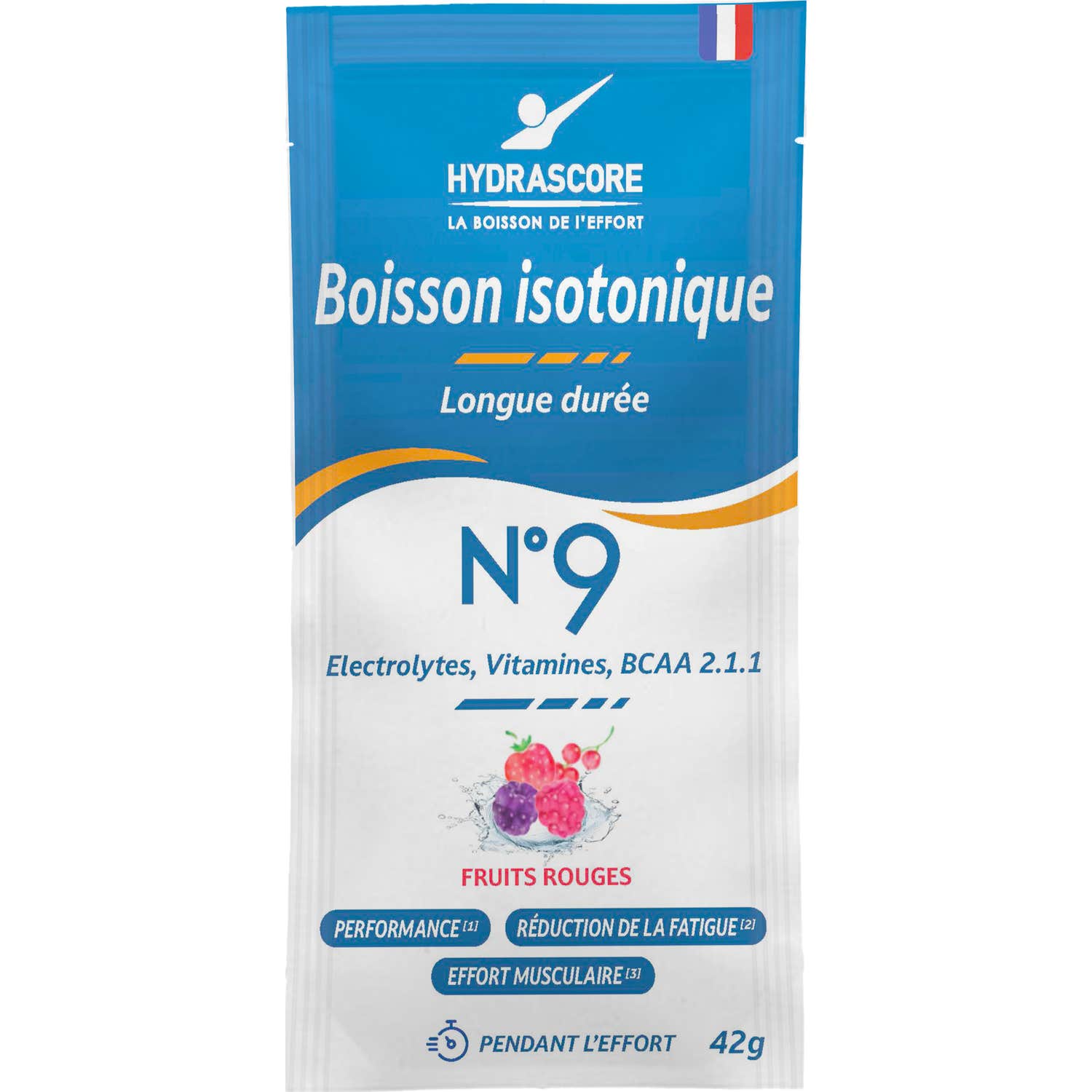 Hydrascore N°9 Frutos Rojos Bebida Energética Bcaa 42g