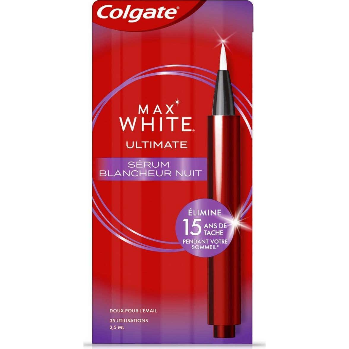 Colgate Max White Ultimate Serum Blanqueador Noche 2,5ml