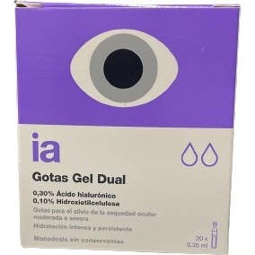 Interapothek Gotas Oftálmicas Gel Doble Humectación 20x0,35ml