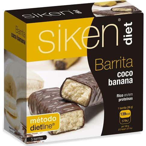 Siken 3 X Barrita De Coco Y Banana 5 Unidades - Imagen 3