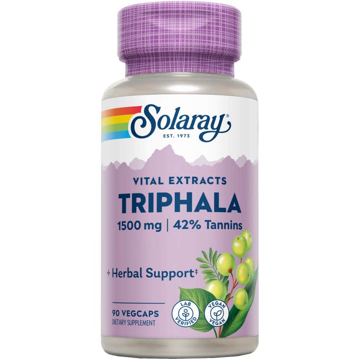 Solaray 3 X Triphala 90 Cápsulas Vegetales De 500Mg - Imagen 2