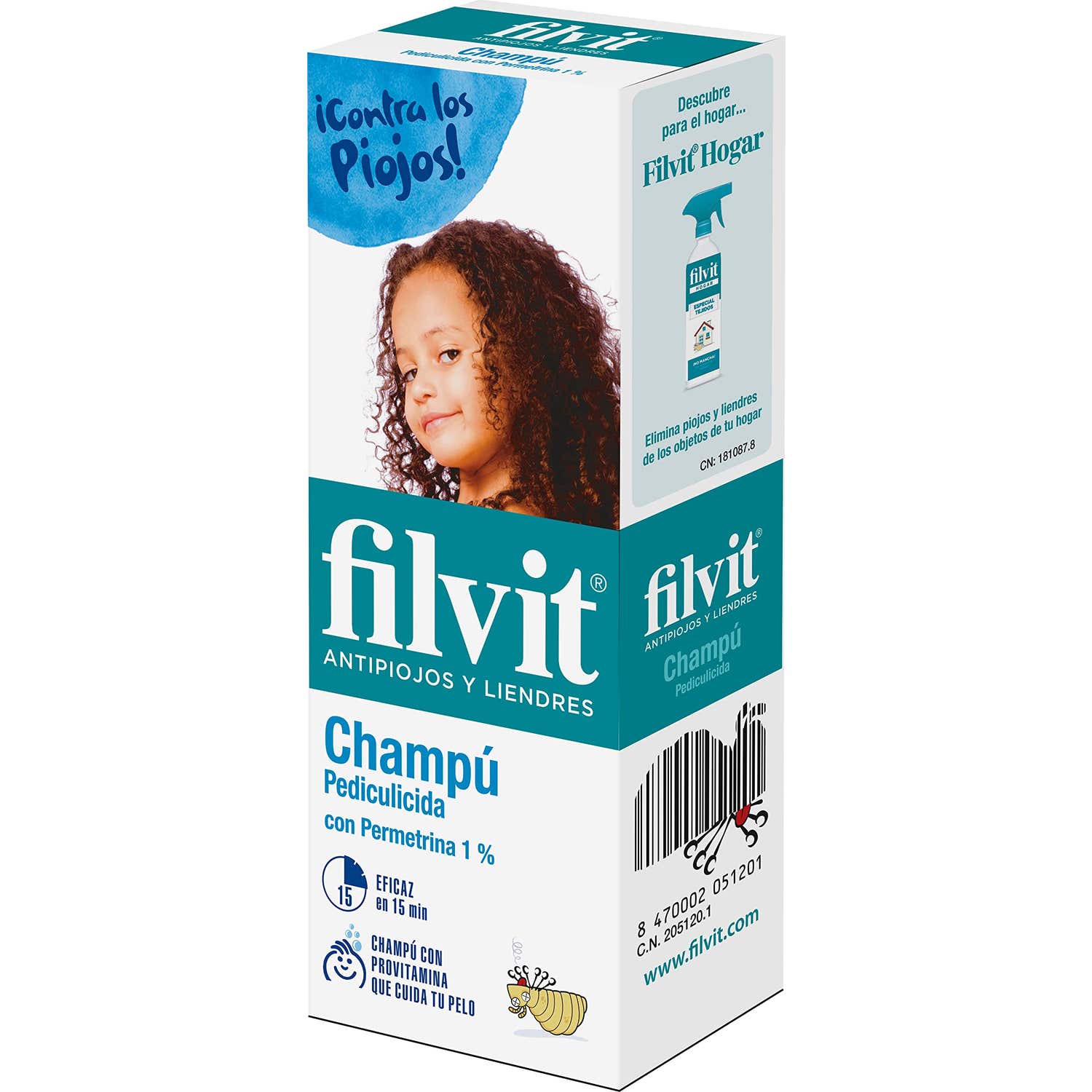 Filvit Champú Antiparasitario Permetrina 100ml