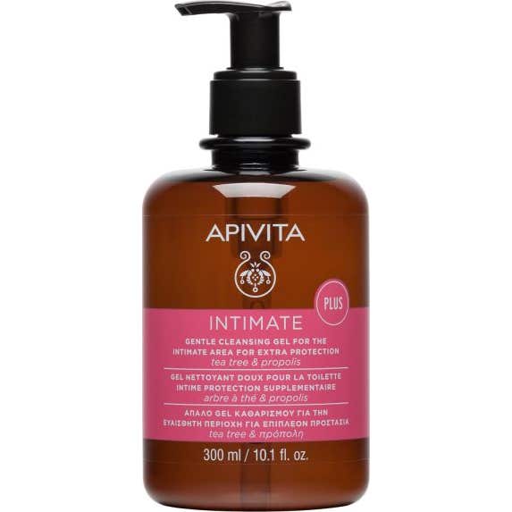 Apivita Intimate Plus gel limpiador suave íntimo árbol del té 300ml