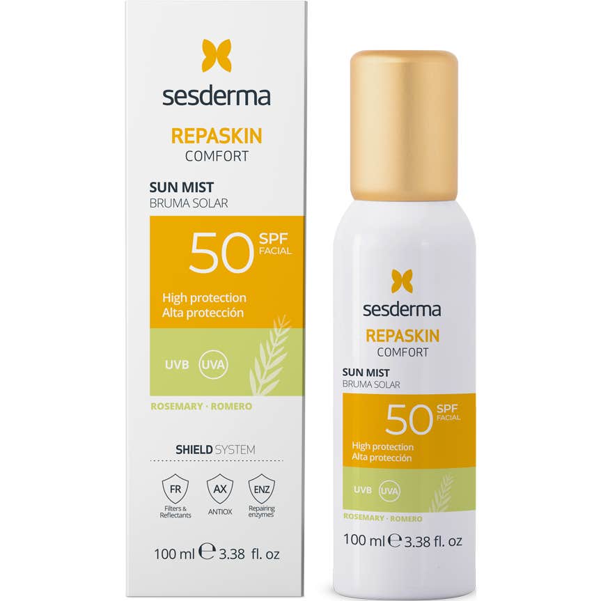 Sesderma Repaskin Comfort Bruma Solar Facial Romero SPF50 100ml