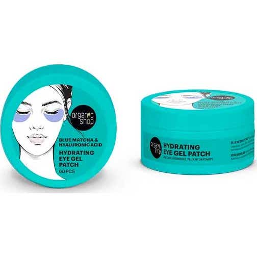 Organic Shop Hydrating Eye Gel Patch Blue Matcha Hyaluronic Acid 60Uds