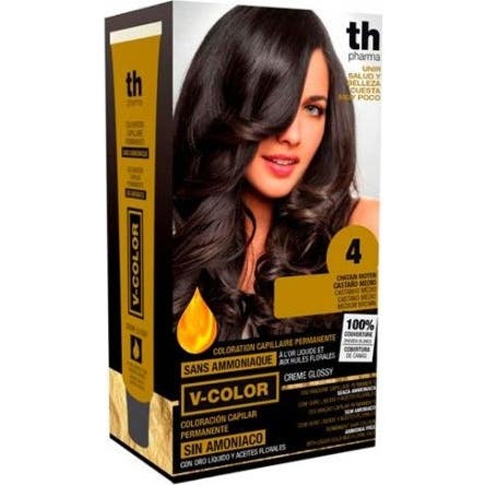 Thader Pharma Kit Tinte Nº4 sin Amoníaco Castaño Medio