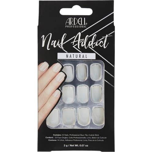 Ardell Set Nail Addict Natural Uñas Postizas Squared 1 ud