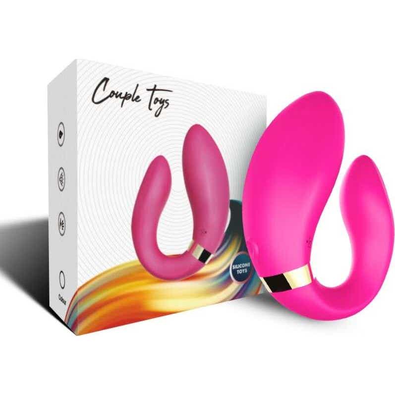 Armony Crescent Vibrador Pareja Control Remoto Fucsia 1 ud