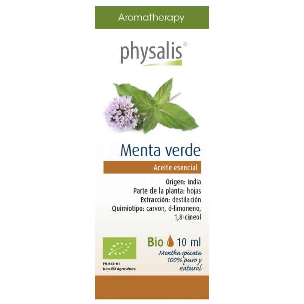 Physalis Verde Menta Aceite Esencial Bio 10 Ml