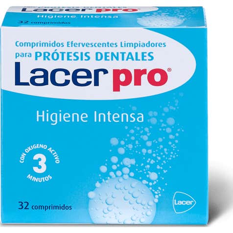 Lacer LacerPro comp Efervescentes Limpiadores 32 comp