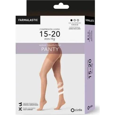 Farmalastic Panty Compresión Ligera Camel TL
