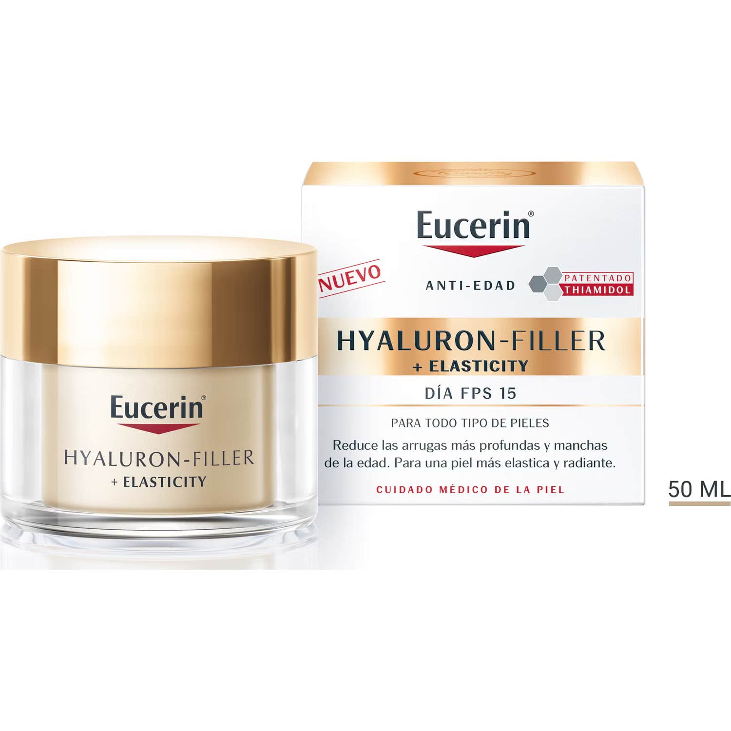 Eucerin Hyaluron-Filler + Elasticity Día Spf15 50 ml