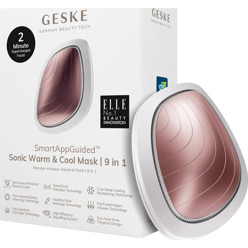 Geske Sonic Warm & Cool Mask 9 In 1 White Rose Gold 1ud