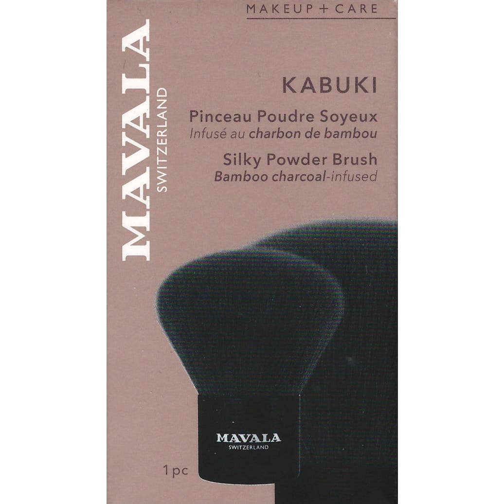Mavala Brocha Polvos Sedosos Infusión Carbón Bambú 1ud
