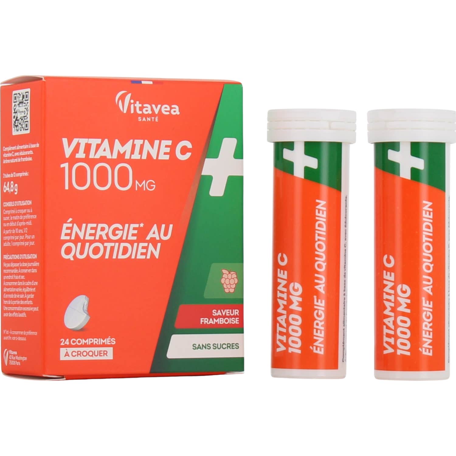 Vitavea Vitamina C 1000mg Frambuesa 24comp
